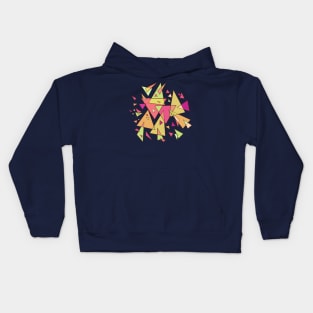 Triangle pink Kids Hoodie